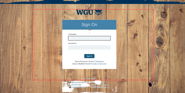 WGU Student Portal