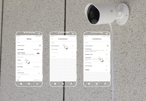 Customizing Camera Settings in the YI Home App