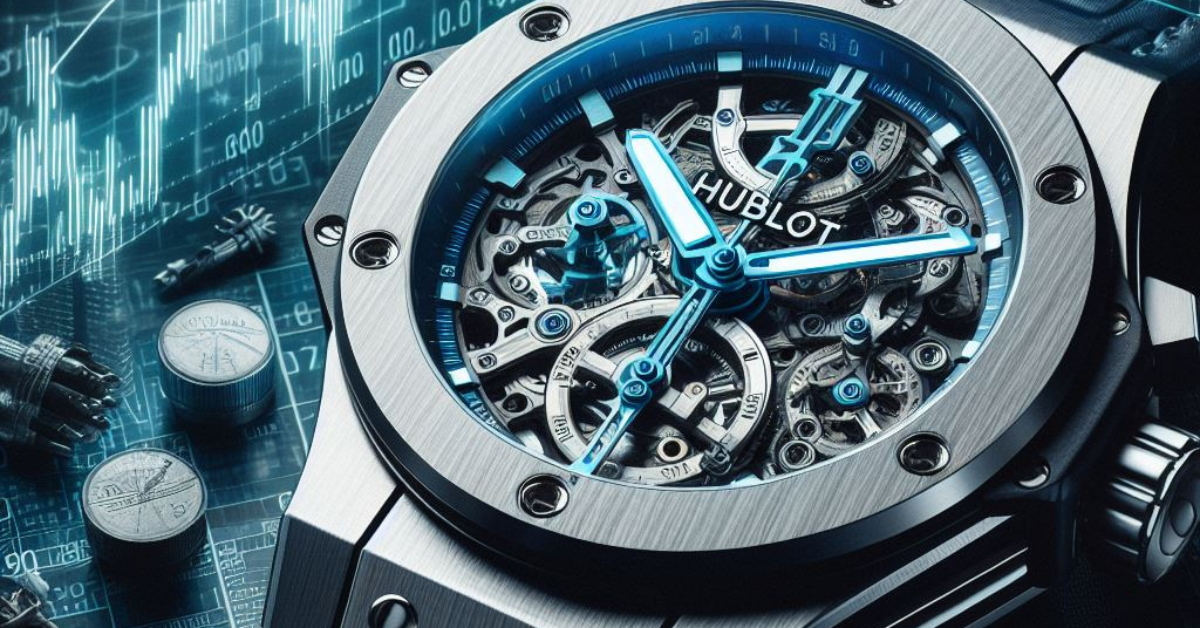 Illustration depicting the origin and inception of the Fintechzoom Hublot Spirit collaboration.